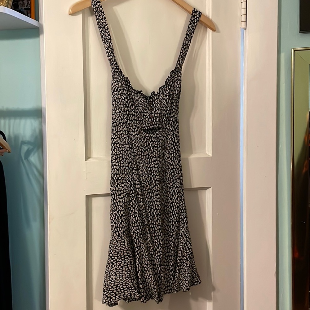 Free People Intimately Cross Back Mini Dress